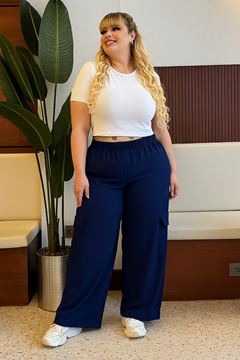 Picture of CURVY GIRL QUALITY TROUSER WITH POCKET